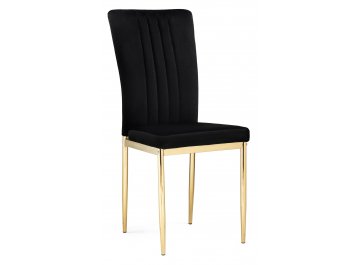 Стул на металлокаркасе Rek black /gold