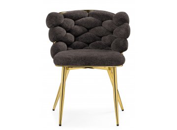 Стул на металлокаркасе Rendi gold / gray