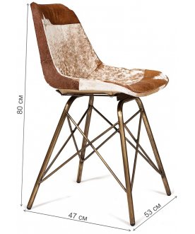Стул на металлокаркасе Eames Rodeo