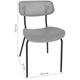 Стул на металлокаркасе SHT-S85М