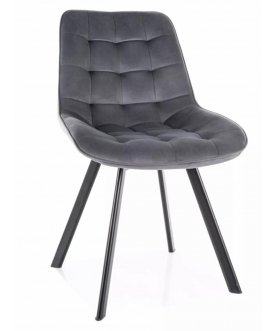 Стул на металлокаркасе Monti Velvet Bluvel 40