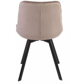 Стул на металлокаркасе Monti Velvet Bluvel 40