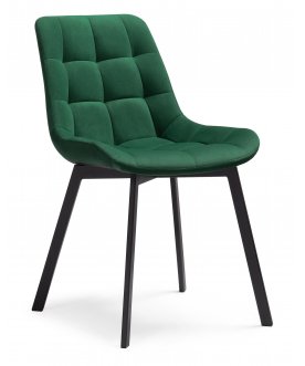 Стул на металлокаркасе Стронг зелёный ZD 667 / чёрный