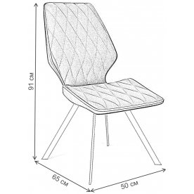 Стул на металлокаркасе DikLine 242M