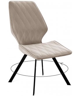 Стул на металлокаркасе DikLine 243 b03 beige / черный
