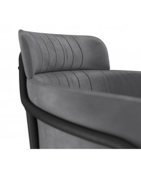 Металлический стул Sheffilton SHT-S143 Угольно-серый/черный муар