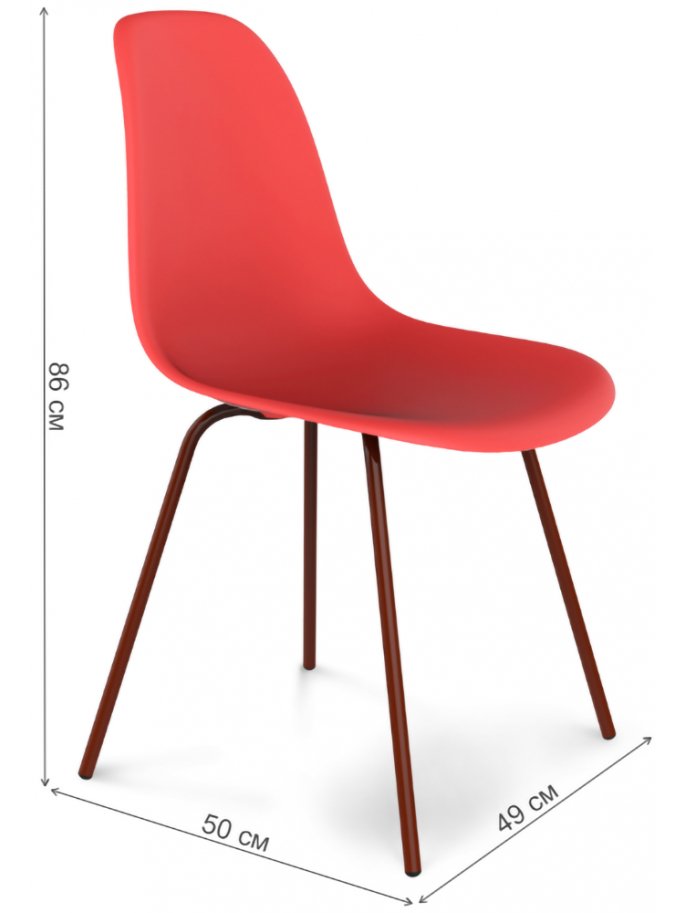 Стул SHT-S31 красный / медный