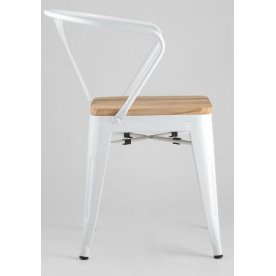 Стул на металлокаркасе Тиоли Арм Вуд