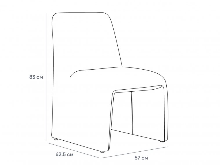 Стул на металлокаркасе Lars зеленый