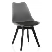 темно-серый / черное сидение