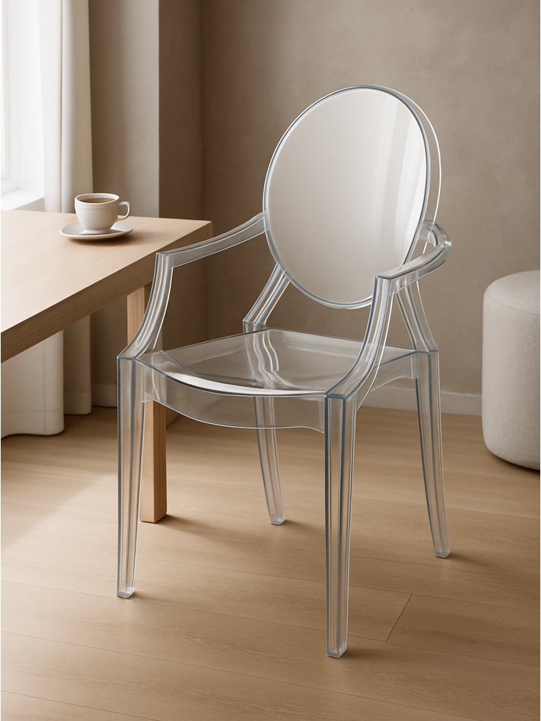 Пластиковый стул Luis gray