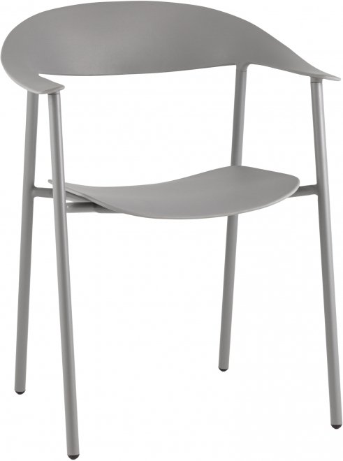 Пластиковый стул Сайли серый