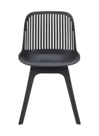 Пластиковый стул Grace черный / черные ноги