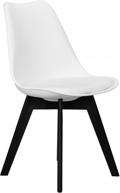 Пластиковый стул Harry белый / черный