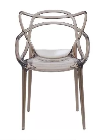 Пластиковый стул Masters DC459 прозрачный / серый