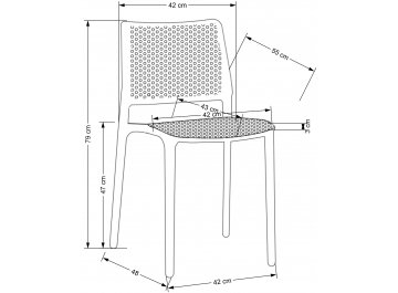 Пластиковый стул K514