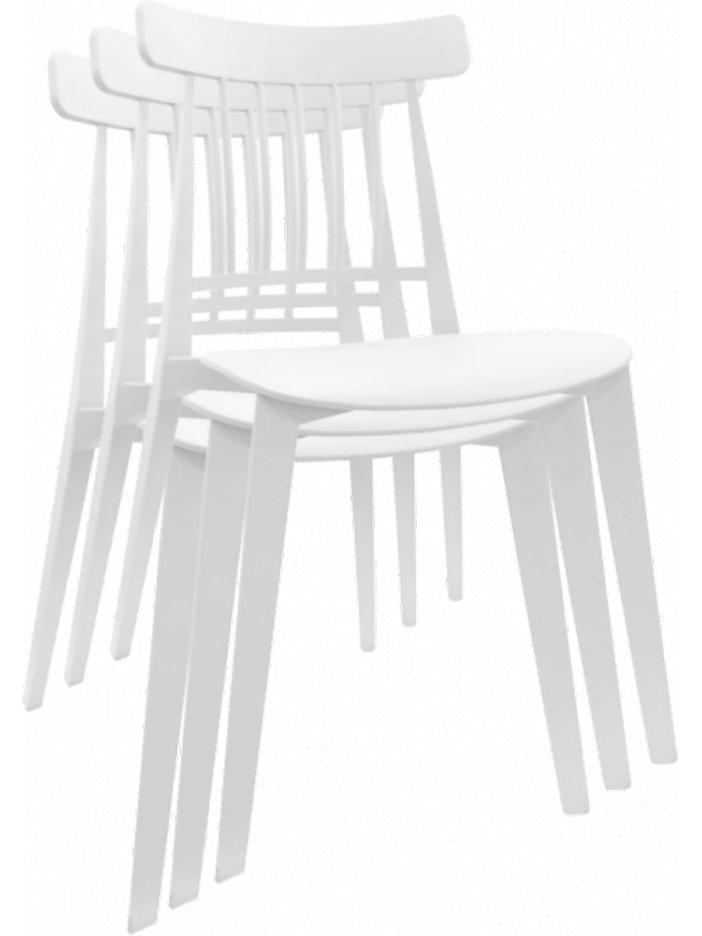 Пластиковый стул SHT-S108 белый