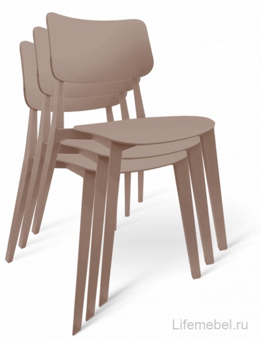 Пластиковый стул  SHT-S110 капучино