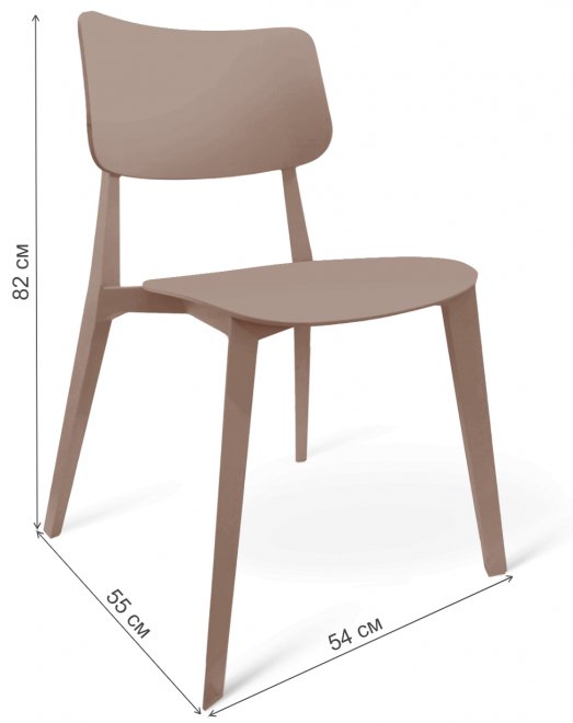 Пластиковый стул  SHT-S110 капучино