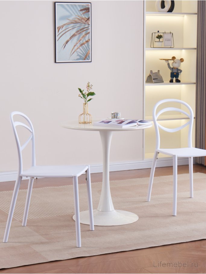 Пластиковый стул Simple white