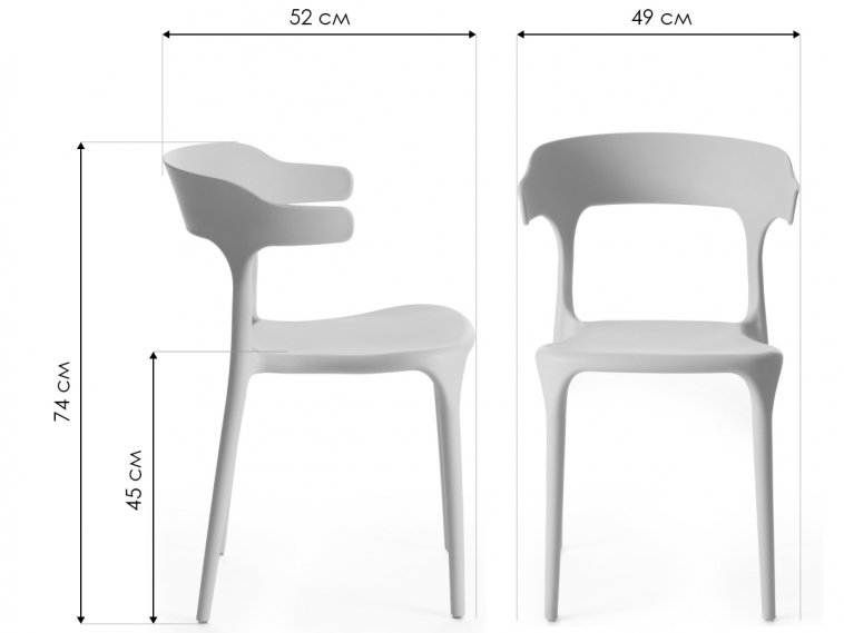 Пластиковый стул Ton/Тон мод. PC33 черный 05