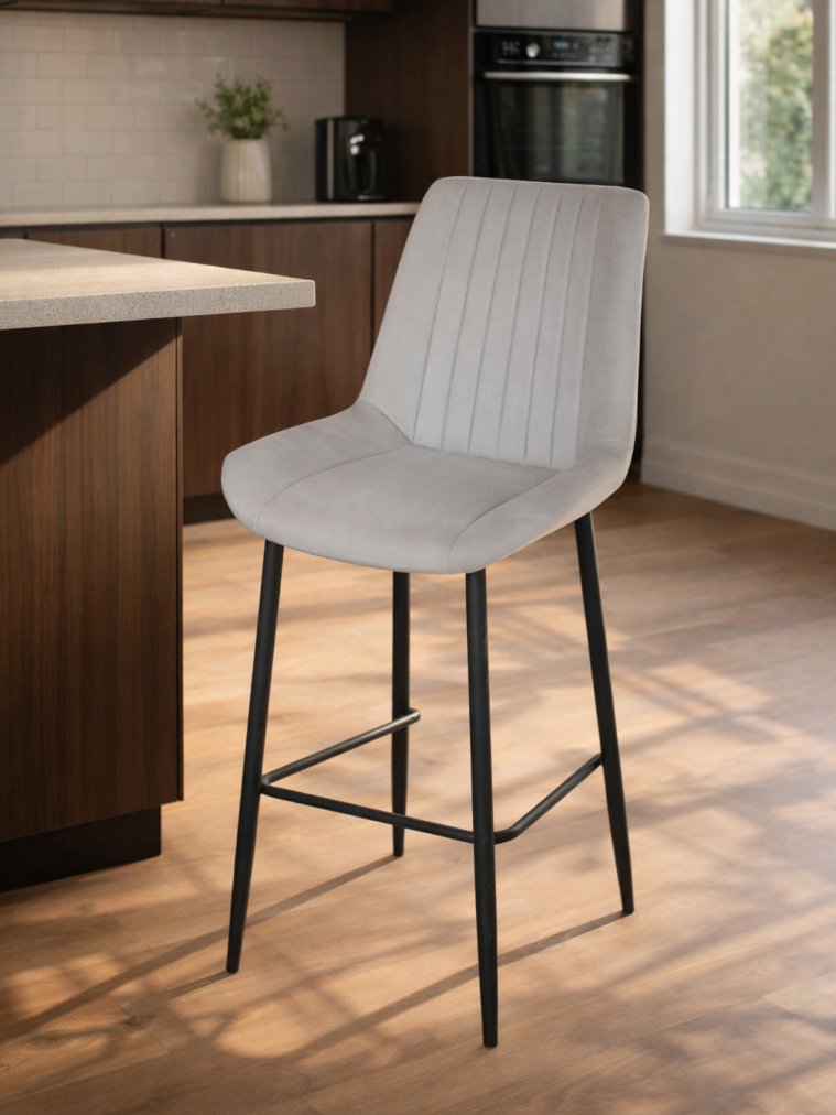 Полубарный стул Седа латте (zd 290) / черный