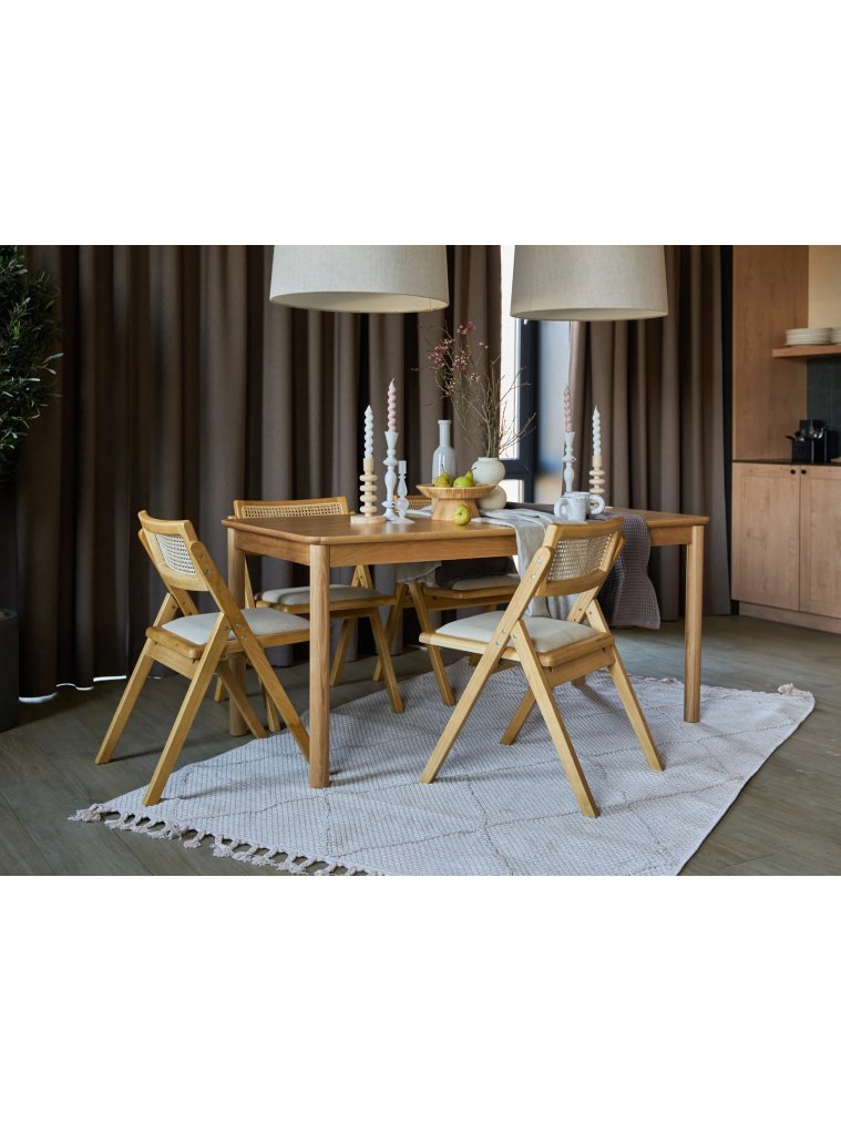 Деревянный стул Logan бежевый