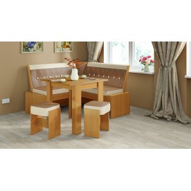 Кухонный уголок Кантри-мини Т2 исп.1 МФ-105.035 ольха