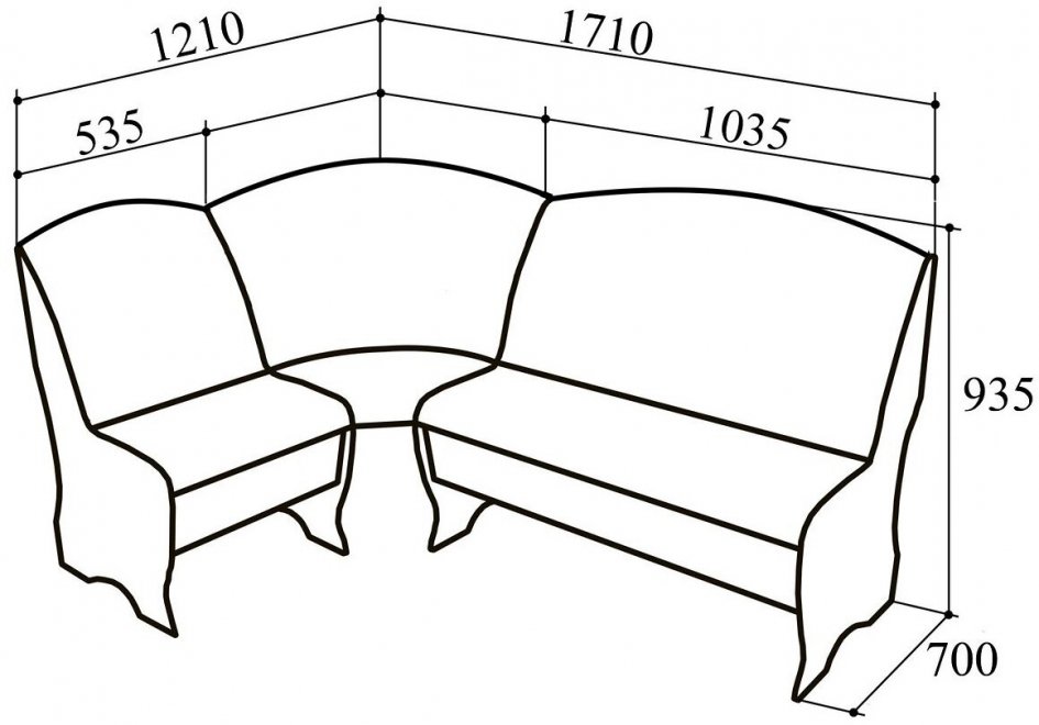Кухонный уголок КУ-5 венге / салатовый