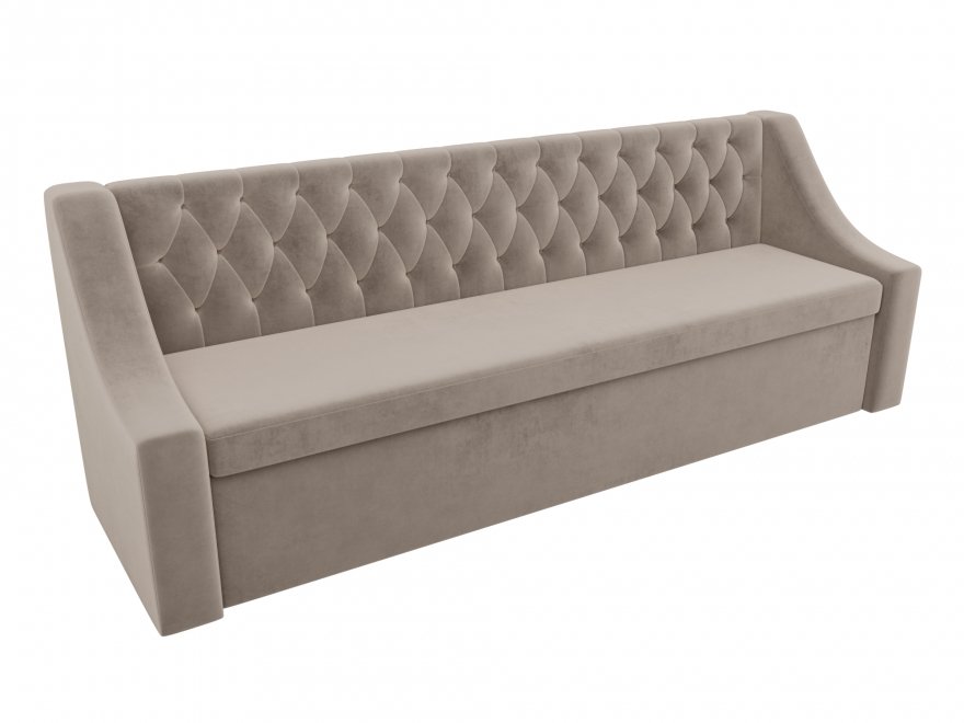 Кухонный диван Мерлин велюр коричневый