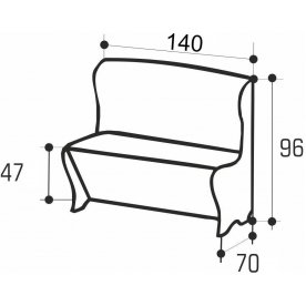 Кухонный диван Модерн