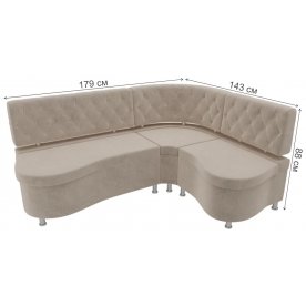 Кухонный диван Вегас правый