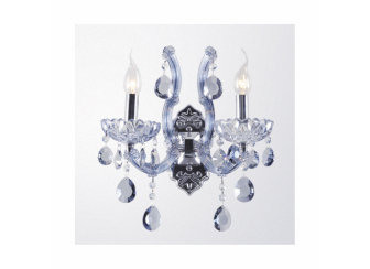 Бра Crystal Lux Beauty AP2 Cromo/Dark Blu