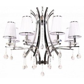 Подвесная люстра LDP 66247-8 WT+CHR