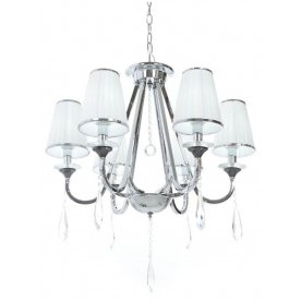 Подвесная люстра LDP 8926-6 WT+CHR