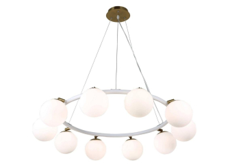 Подвесная люстра LDP 6032-10 WT+MD