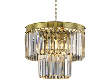 Каскадная люстра Odeon WTL1943-4GD-CL