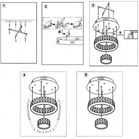 Подвесной светильник Amur 49350D1