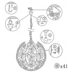 Подвесной светильник Clara 51514