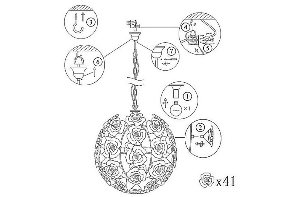 Подвесной светильник Clara 51514