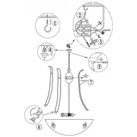 Подвесной светильник Scale 6897-3