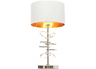 Настольная лампа LDT 5530 CHR+WT