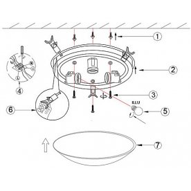 Накладной светильник Bike 40400-3