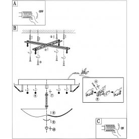 Накладной светильник Cayenne 46645