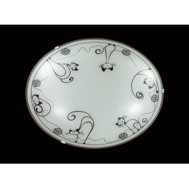 Настенно-потолочный светильник Cats 2070/BL