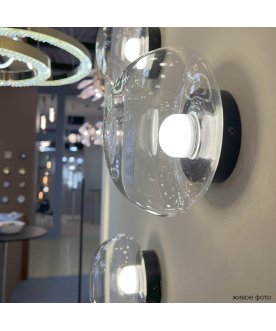 Настенный светильник BOSQUE AP1 BLACK/TRANSPARENT