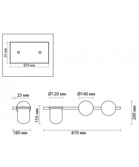 Настенный светильник Flower 4681/2W