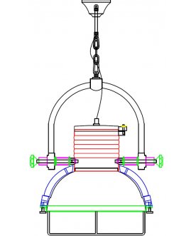 Подвесная люстра C704B
