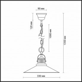 Подвесной светильник Latura 2898/1A