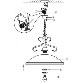 Подвесной светильник Sassari 6905Z